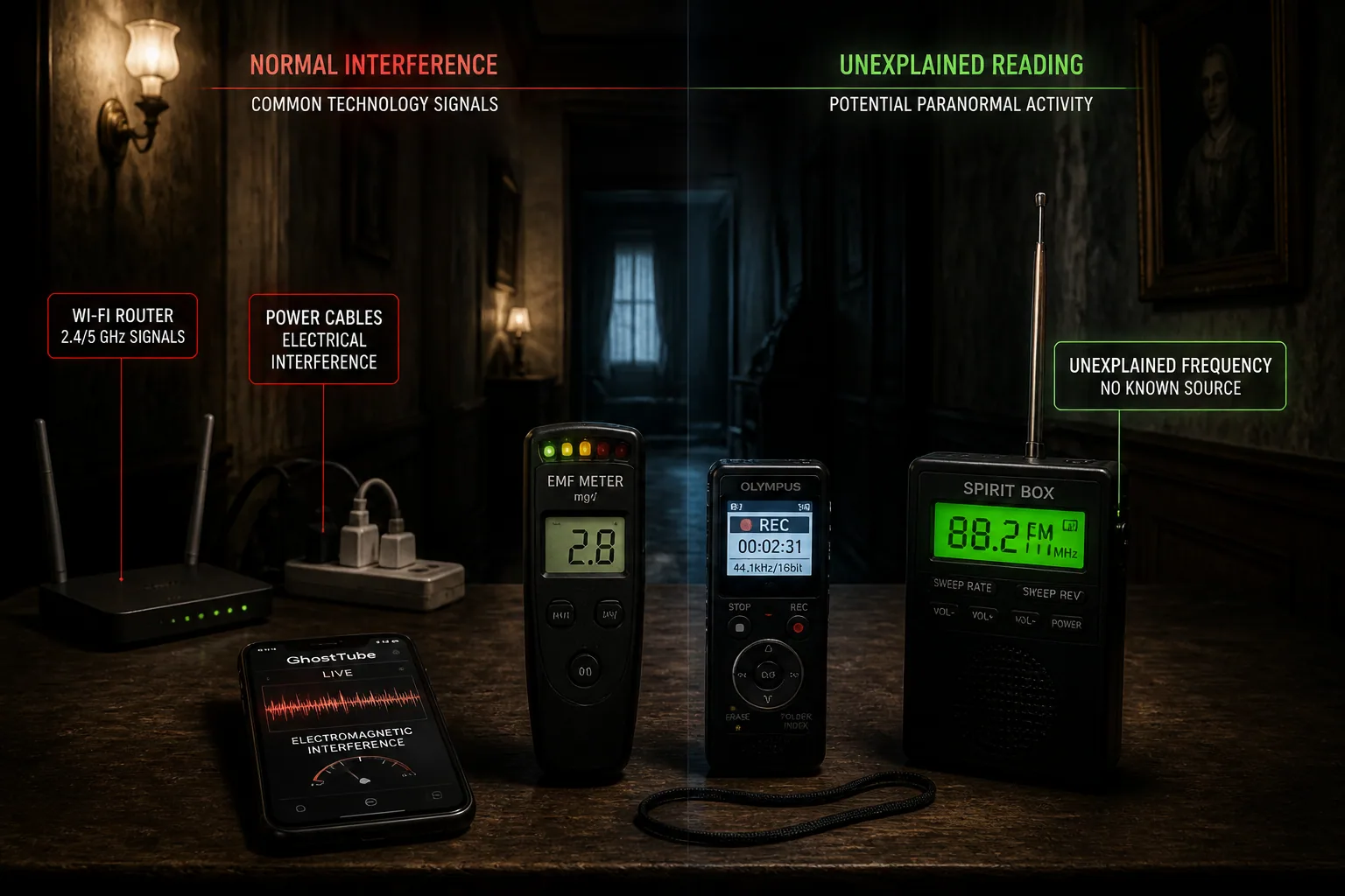 Ghost Detecting Tech vs. Fake-outs: How to Spot Real Paranormal Activity and Avoid Sensor Glitches