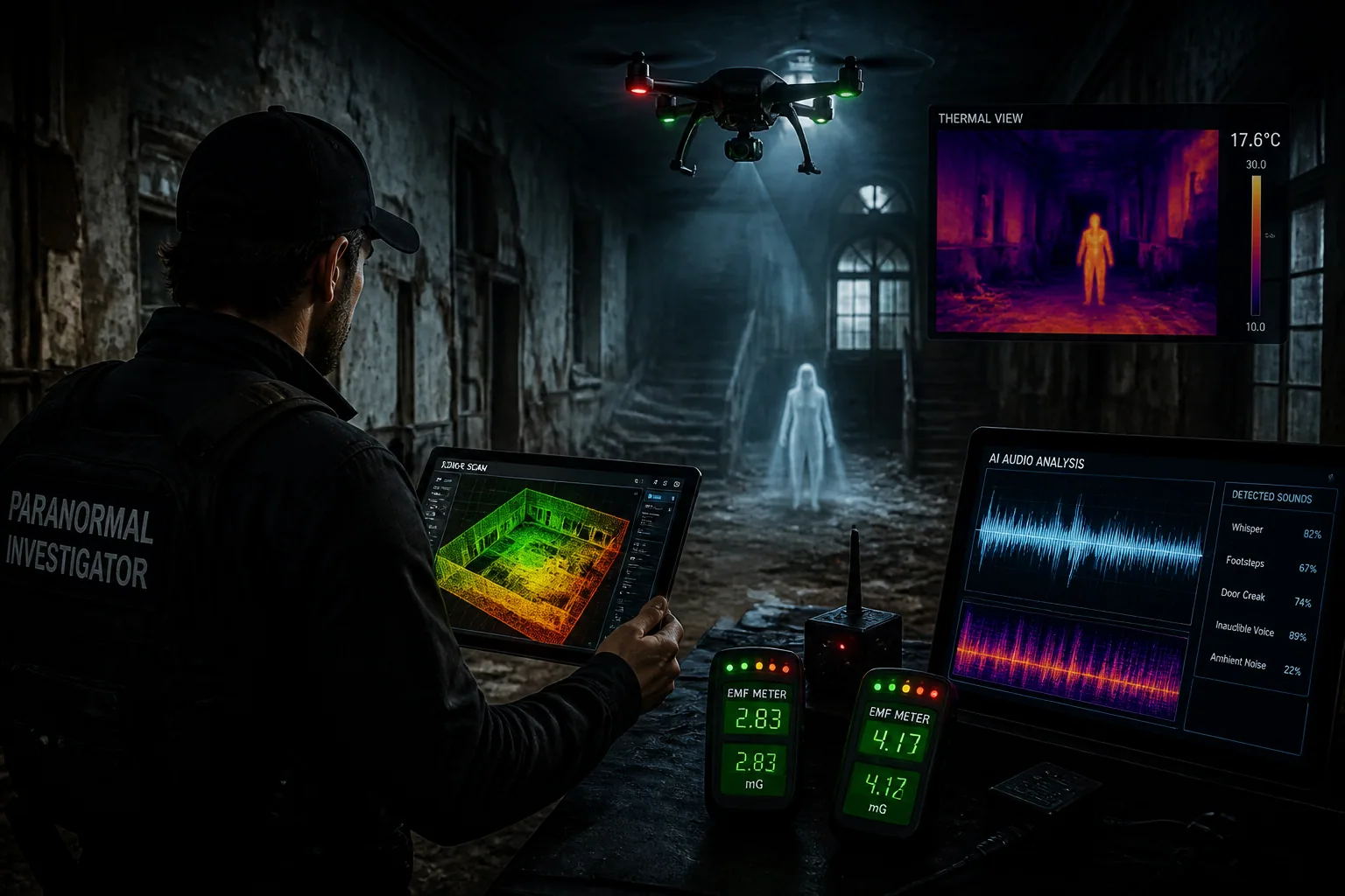 Ghost Hunting Gadgets of the Future: How LiDAR, Thermal Drones & AI Are Redefining Paranormal Investigation