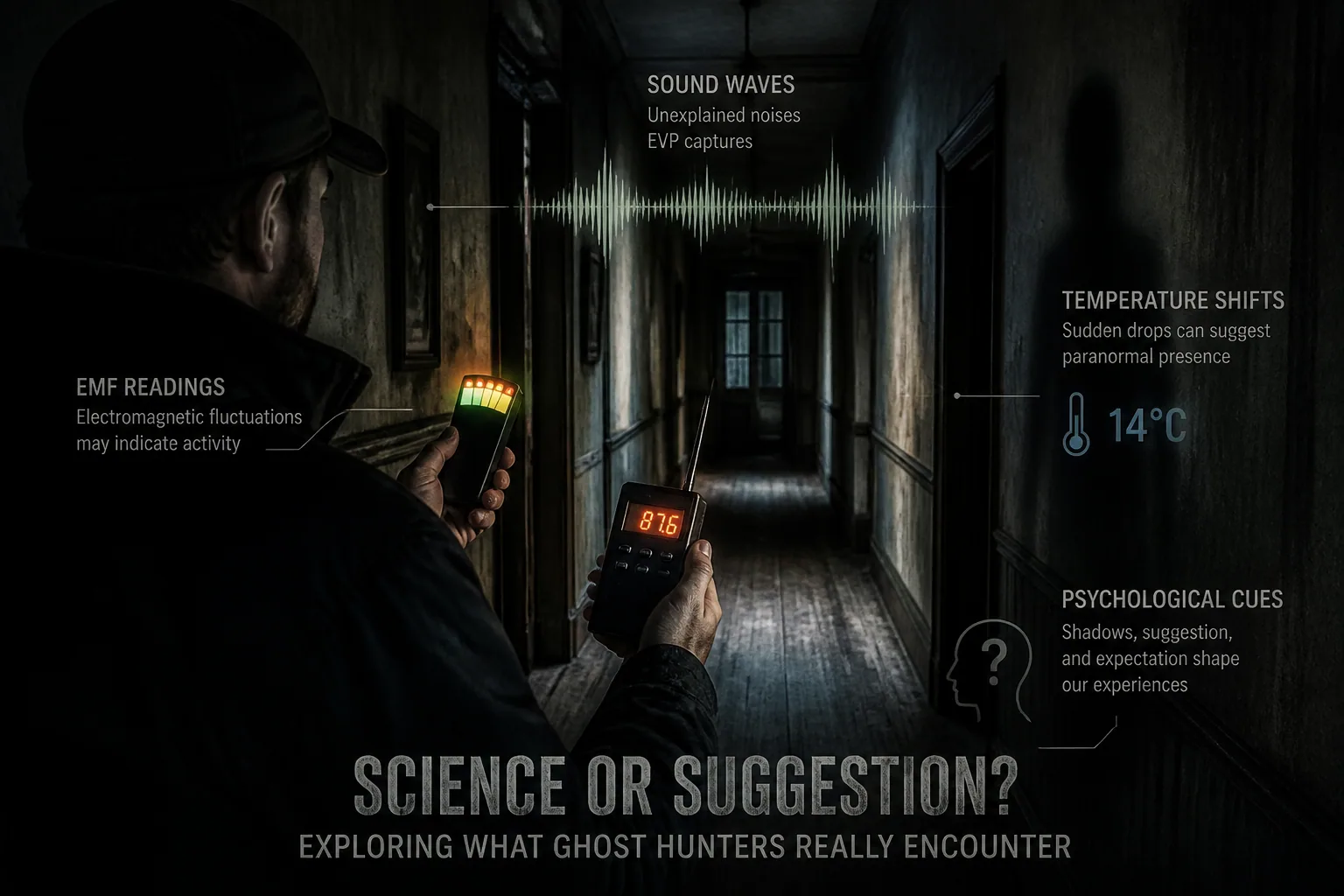 Ghosts, Gadgets & the Mind: How Environmental Psychology Shapes Paranormal Perception