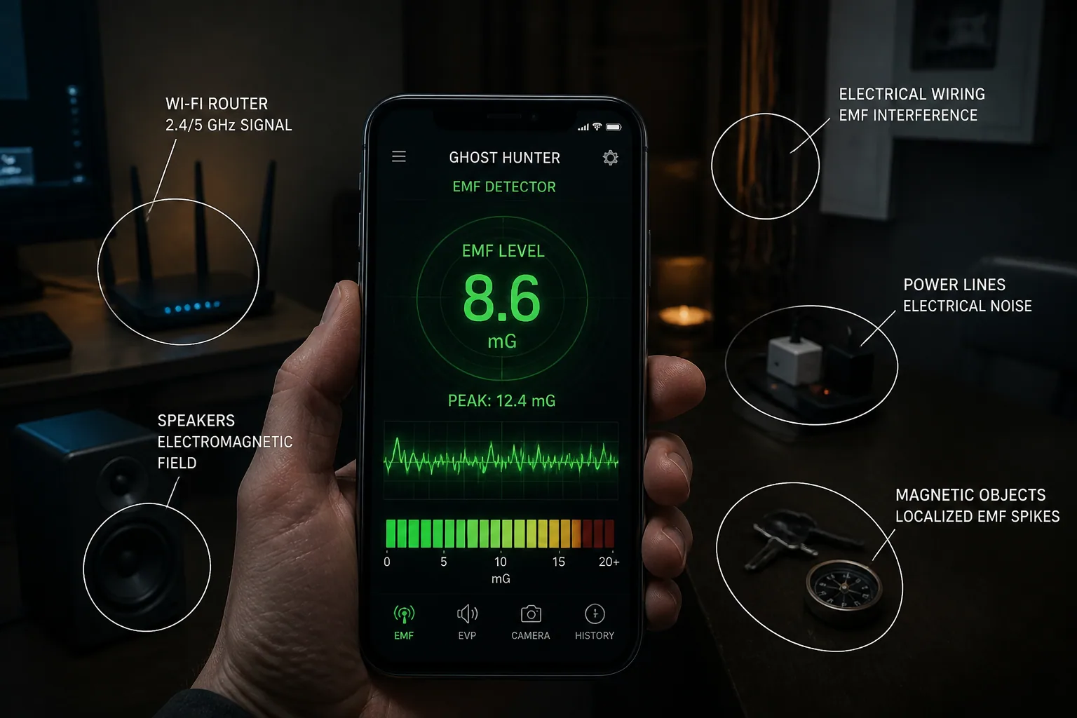 Smartphone Ghost-Hunting Apps: What You Can’t Detect (But Think You Can)